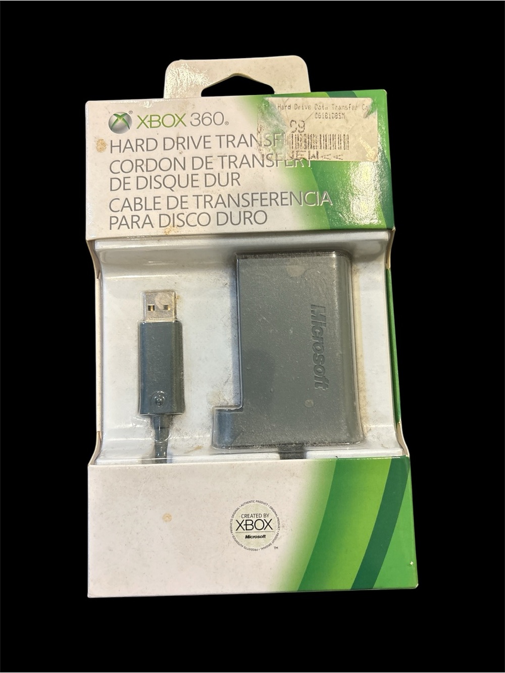 Xbox 360 Hard Drive Transfer Cable - Gray